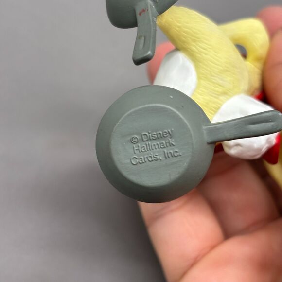 Winnie the Pooh Christmas Ornament Hallmark Keepsake Disney Rabbit Skating 1993 - Picture 8 of 8